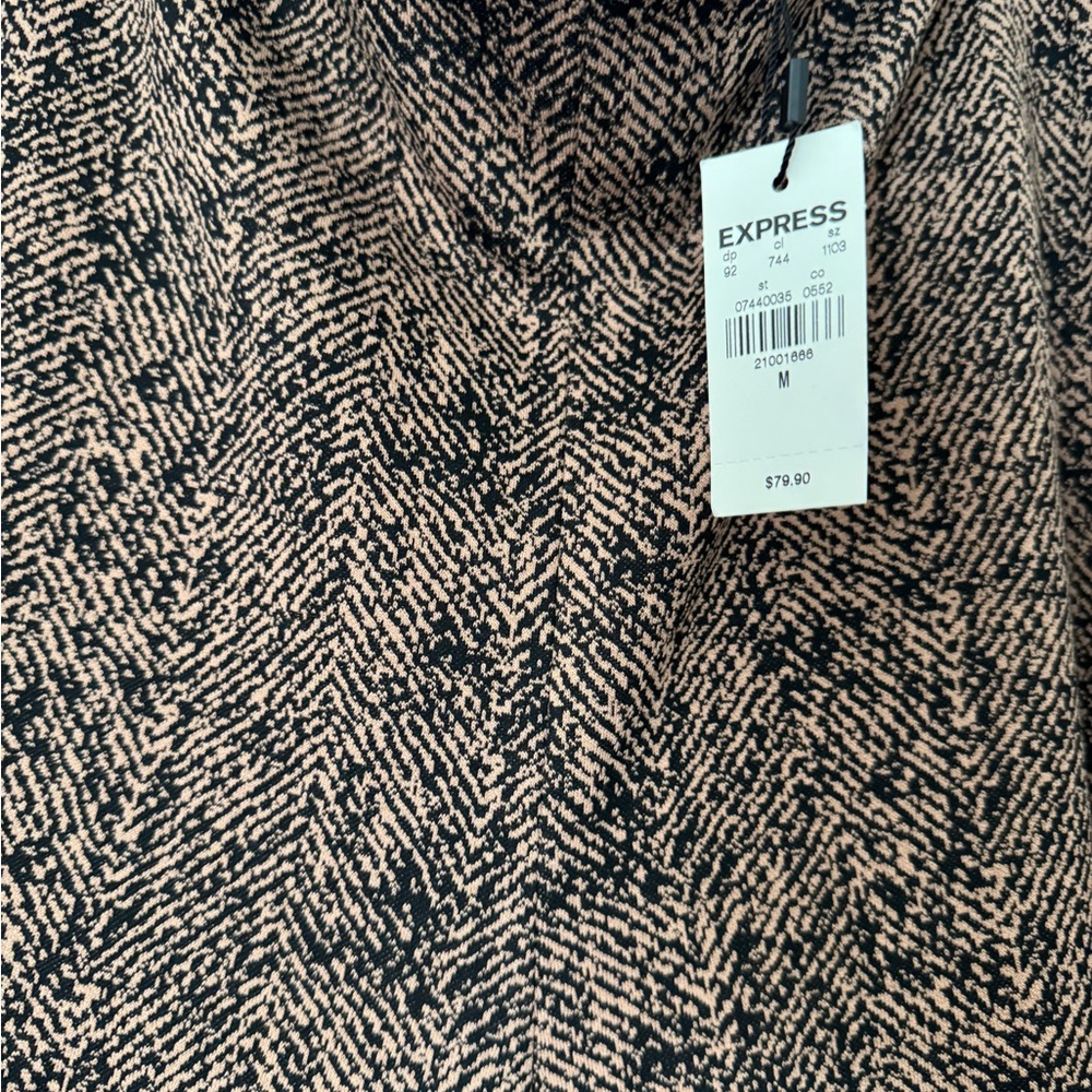 Brown Patterned Pants - image 3